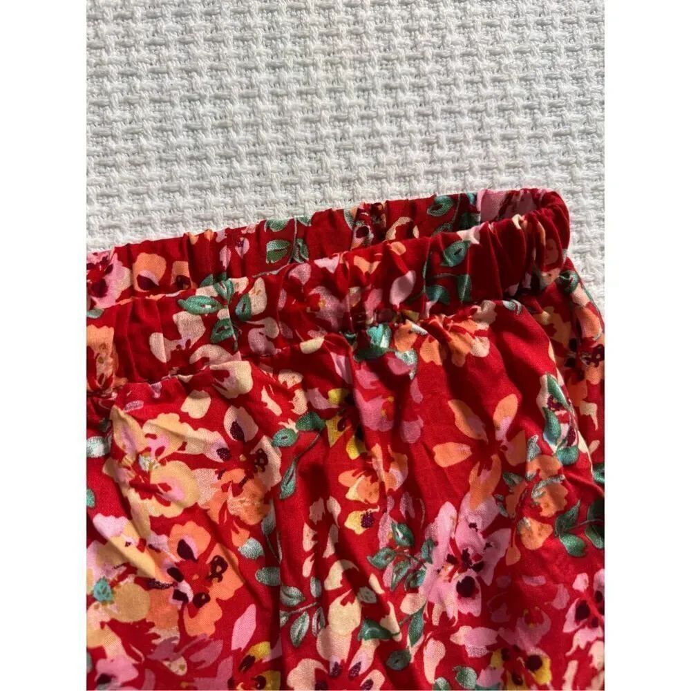 CHANCES R 1X RED FLORAL Women's Skirt - Picture 6 of 9